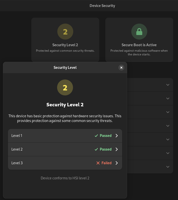 Gnome Device Security